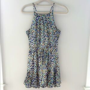 Trixxi Floral Print Halter Romper size S